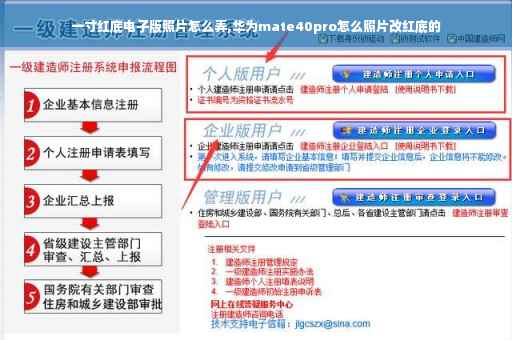一寸红底电子版照片怎么弄,华为mate40pro怎么照片改红底的