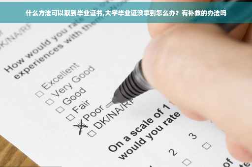 什么方法可以取到毕业证书,大学毕业证没拿到怎么办？有补救的办法吗