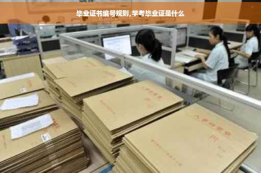毕业证书编号规则,学考毕业证是什么