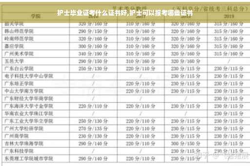 护士毕业证考什么证书好,护士可以报考哪些证书