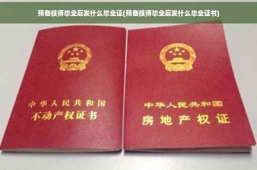 预备技师毕业后发什么毕业证(预备技师毕业后发什么毕业证书)