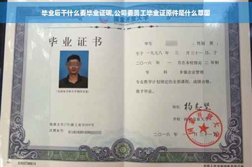 毕业后干什么要毕业证呢,公司要员工毕业证原件是什么意国