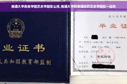 南通大学杏林学院艺术学院怎么样,南通大学和南通纺织艺术学院在一起吗