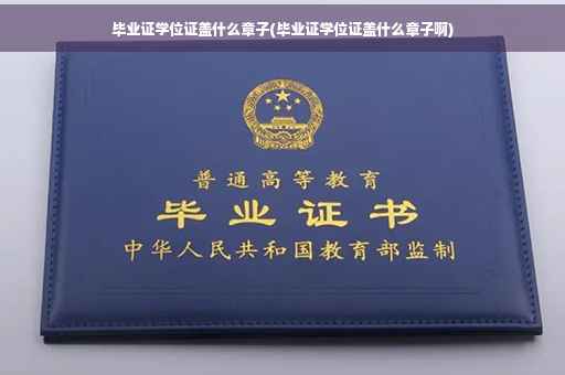 毕业证学位证盖什么章子(毕业证学位证盖什么章子啊)