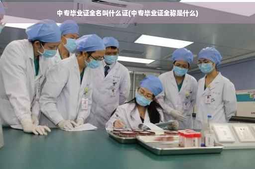 中专毕业证全名叫什么证(中专毕业证全称是什么)