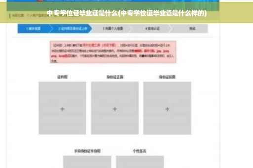 中专学位证毕业证是什么(中专学位证毕业证是什么样的)
