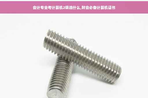 会计专业考计算机2级选什么,财会必备计算机证书
