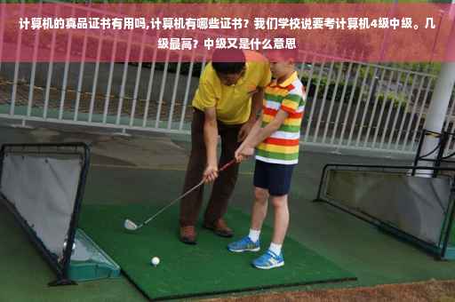 计算机的真品证书有用吗,计算机有哪些证书？我们学校说要考计算机4级中级。几级最高？中级又是什么意思