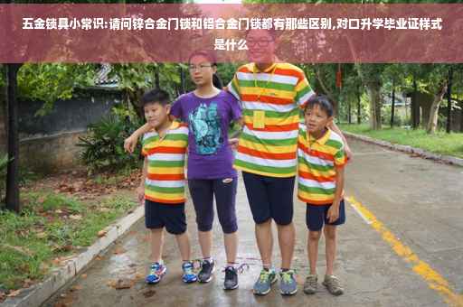 五金锁具小常识:请问锌合金门锁和铝合金门锁都有那些区别,对口升学毕业证样式是什么