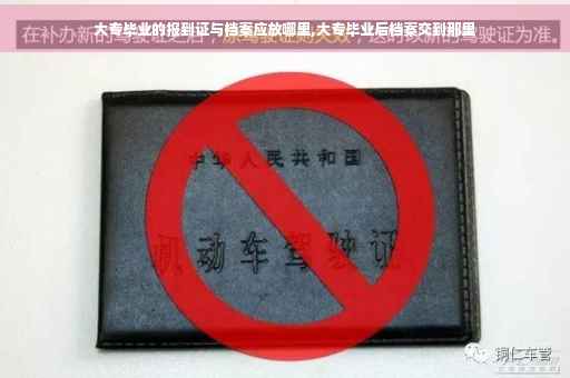 大专毕业的报到证与档案应放哪里,大专毕业后档案交到那里