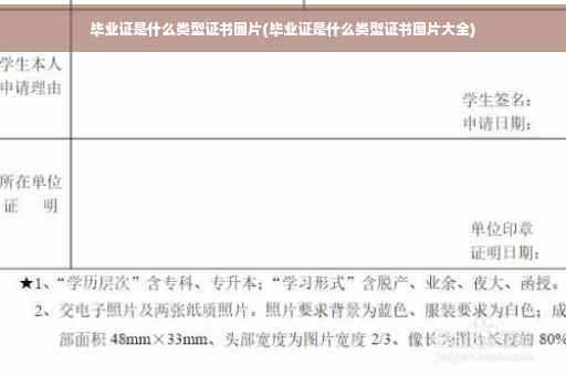 毕业证是什么类型证书图片(毕业证是什么类型证书图片大全)