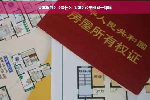 大学里的2+2是什么-大学2+2毕业证一样吗