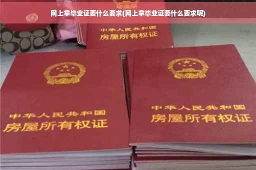 网上拿毕业证要什么要求(网上拿毕业证要什么要求呢)