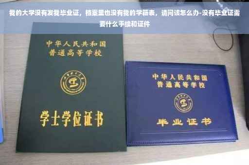 我的大学没有发我毕业证，档案里也没有我的学籍表，请问该怎么办-没有毕业证需要什么手续和证件