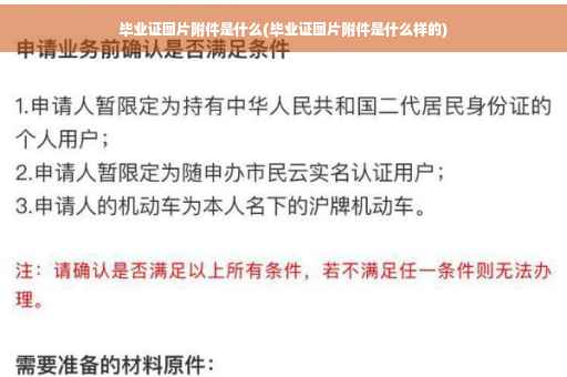 毕业证图片附件是什么(毕业证图片附件是什么样的)