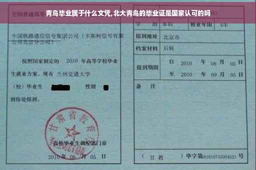 青鸟毕业属于什么文凭,北大青鸟的毕业证是国家认可的吗