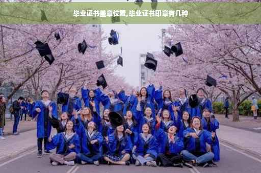 毕业证书盖章位置,毕业证书印章有几种