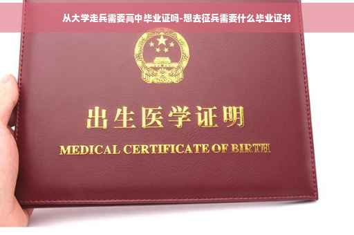 从大学走兵需要高中毕业证吗-想去征兵需要什么毕业证书