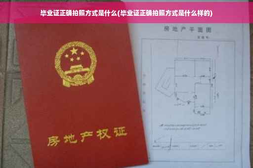 毕业证正确拍照方式是什么(毕业证正确拍照方式是什么样的)