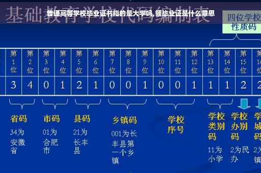 普通高等学校毕业证书指的是大学吗,领毕业证是什么意思