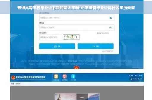 普通高等学校毕业证书指的是大学吗-小学没有毕业证算什么学历类型