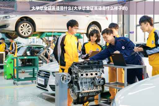 大学毕业证英语是什么(大学毕业证英语是什么样子的)