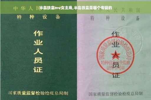 半岛铁盒mv女主角,半岛铁盒是哪个专辑的