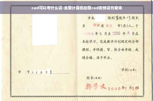 cad可以考什么证-全国计算机绘图cad资格证书查询