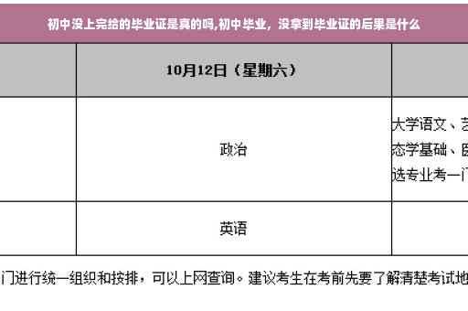 初中没上完给的毕业证是真的吗,初中毕业，没拿到毕业证的后果是什么