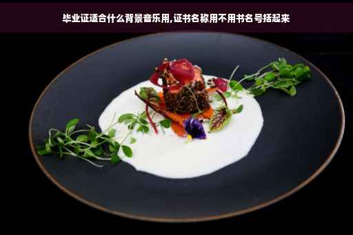 毕业证适合什么背景音乐用,证书名称用不用书名号括起来