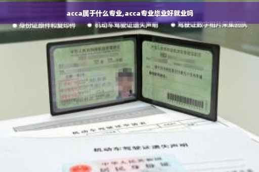 acca属于什么专业,acca专业毕业好就业吗