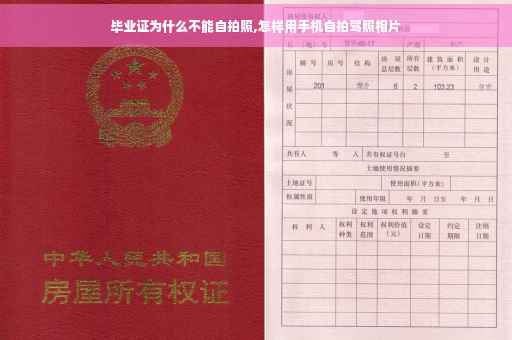 毕业证为什么不能自拍照,怎样用手机自拍驾照相片
