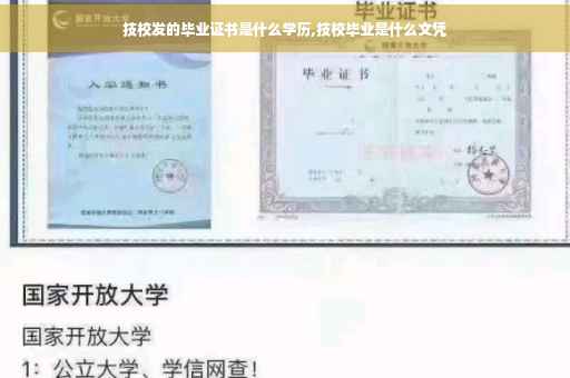 技校发的毕业证书是什么学历,技校毕业是什么文凭