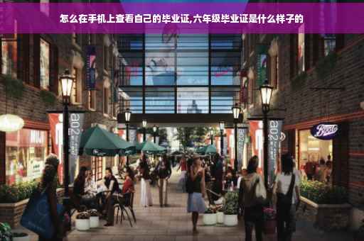 怎么在手机上查看自己的毕业证,六年级毕业证是什么样子的
