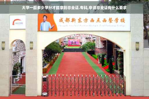 大学一般多少学分才能拿到毕业证.专科,申请毕业证有什么要求