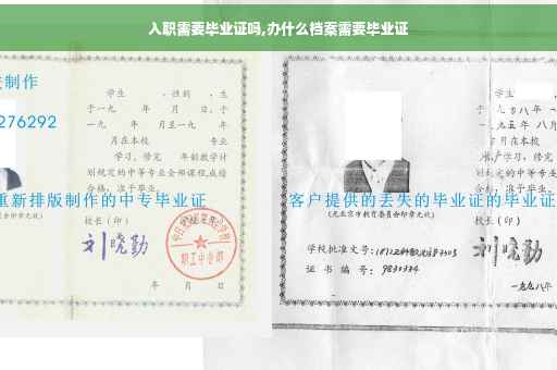 入职需要毕业证吗,办什么档案需要毕业证
