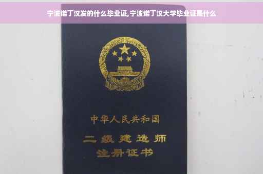 宁波诺丁汉发的什么毕业证,宁波诺丁汉大学毕业证是什么