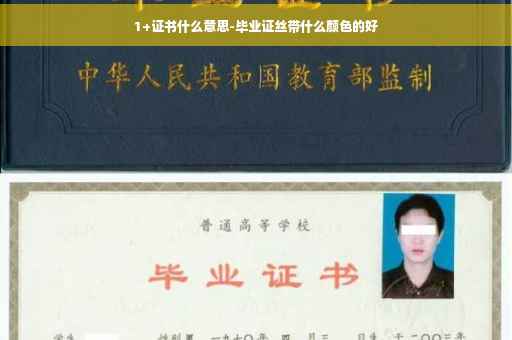 1+证书什么意思-毕业证丝带什么颜色的好