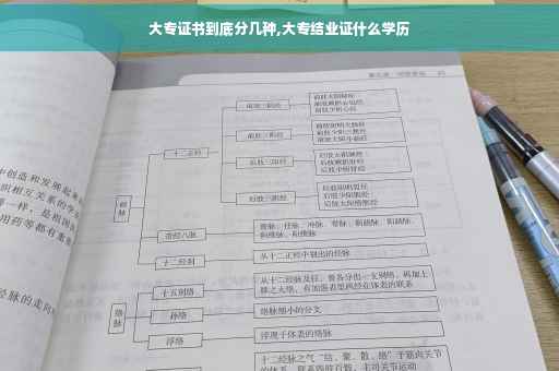 大专证书到底分几种,大专结业证什么学历