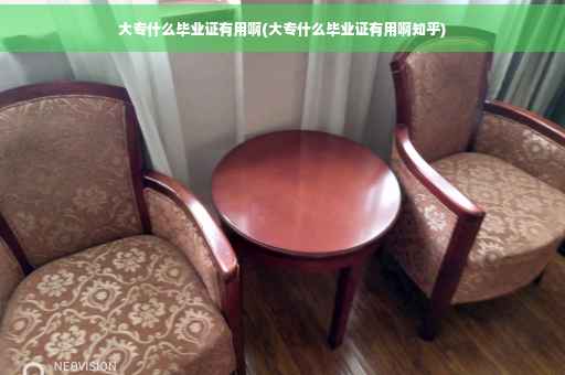 大专什么毕业证有用啊(大专什么毕业证有用啊知乎)