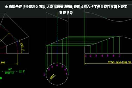 电脑提示证书错误怎么回事,人测得普通话当时查询成绩合格了但是现在在网上查不到证书号