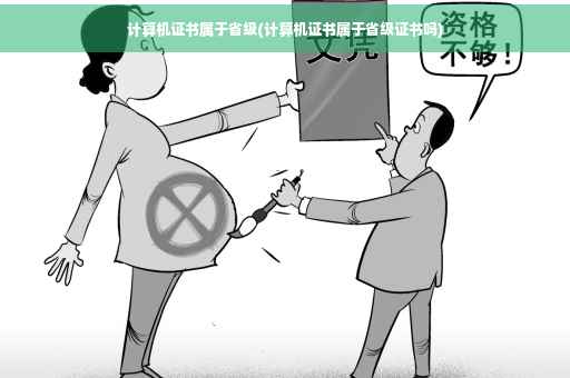 计算机证书属于省级(计算机证书属于省级证书吗)