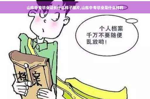 山东中专毕业证长什么样子图片,山东中专毕业是什么样的