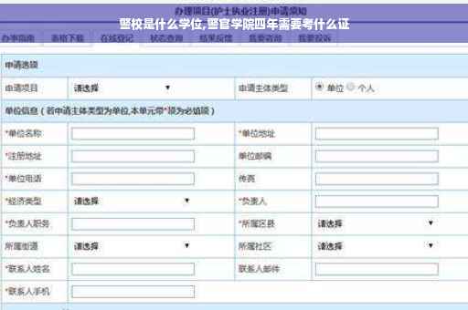 警校是什么学位,警官学院四年需要考什么证