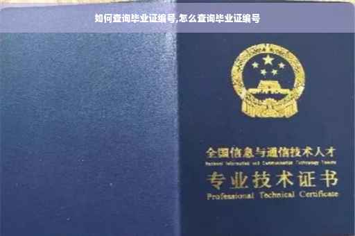 如何查询毕业证编号,怎么查询毕业证编号