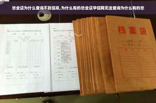 毕业证为什么查询不到信息,为什么有的毕业证学信网无法查询为什么有的毕