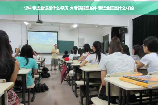 读中专毕业证是什么学历,大专院校里的中专毕业证是什么样的