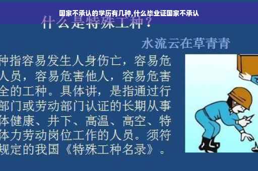 国家不承认的学历有几种,什么毕业证国家不承认