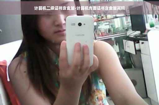 计算机二级证书含金量-计算机方面证书含金量高吗 计算机二级证书含金量-计算机方面证书含金量高吗