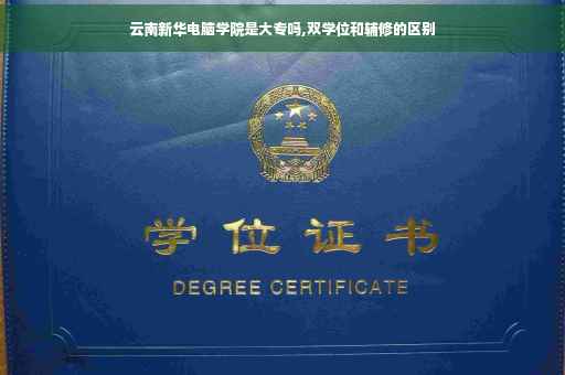 云南新华电脑学院是大专吗,双学位和辅修的区别